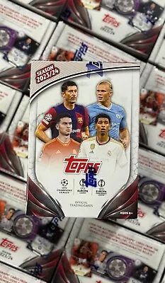 2023/24 Topps UEFA Club Competitions Blaster Box- Factory Sealed IN-HAND!! • $24.99