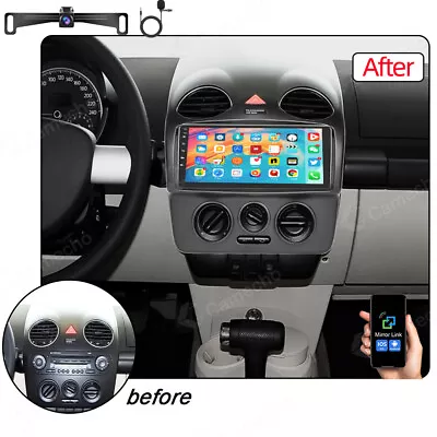Android 11 Car Stereo Radio For VW Beetle 2004-2010 GPS Navi WiFi Bluetooth Cam • $119.99