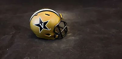 Vanderbilt Commodores Gold Speed Pocket Pro Football Helmet Riddell • $4.59