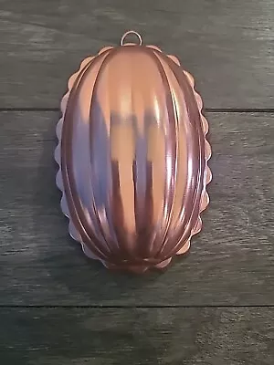 Vintage Copper Baking/Jello Mold - Metal Tin Wall Decor Hanging  • $15