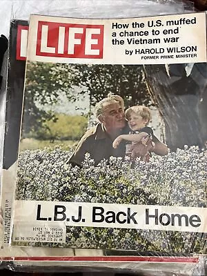 LIFE MAGAZINE MAY 21 1971 - Vietnam - L.B.J. Back Home • $5