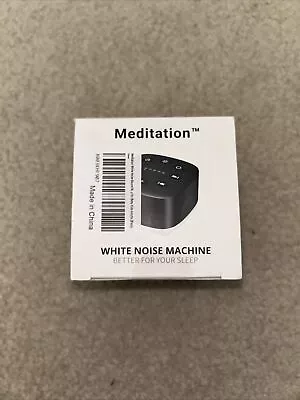 Meditation White Noise Machine 30 Soothing Sounds With Volume Control  • $30