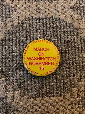 March On Washington November 15 Button • $60