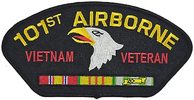 Us Army 101st Airborne Division Abd Vietnam Veteran Patch W/ Campaign Ribbons • $10.78