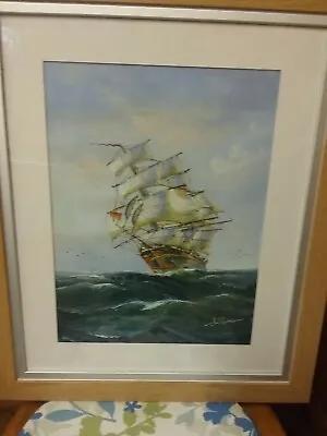 Galleon  Ship Painting  By Ambrose • £120