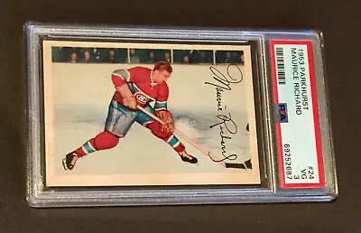 1953 Parkhurst Maurice Richard #24 Montreal Canadiens Psa V/g 3 • $1461.75