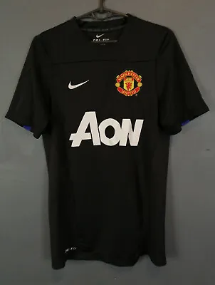 Player Issue Nike Manchester United Training Soccer Football Shirt Jersey Size S • $44.99