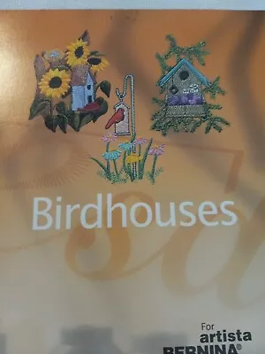 Artista Bernina OESD Birdhouses Embroidery Card No. Number A1002 Design Machine • $10