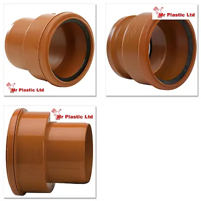 Polypipe 110mm Underground Drainage PVC To Clay Pipe Adaptor • £24.66