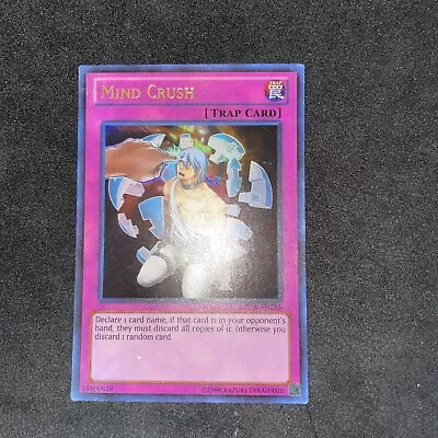 Mind Crush Yu-gi-oh! Ultra Rare Mixed Ed Lcyw-en295 Lp • $5.28