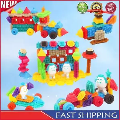 Bristle Shape Blocks Build And Play Fun Bricks Set For Boys Girls (82pcs) • $37.72