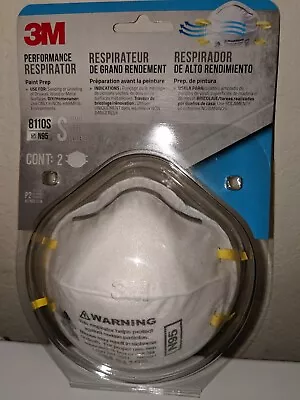 Lot Of 4  Two Per Pkg 3M 8110s Dust Masks N95 Particulate Respirators EXP 6 2023 • $7.98