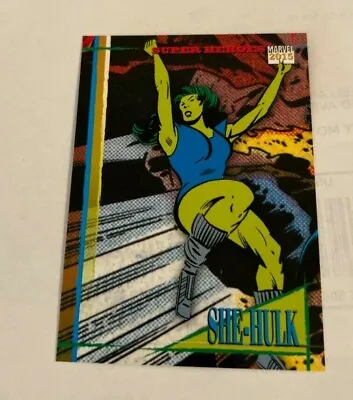 2015 Marvel Fleer Retro SkyBox Super Heroes She-Hulk Card #4 • $9.95