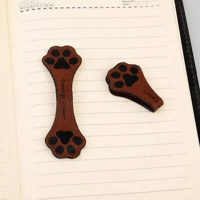 Dog Paw Paper Clip Handmade Notebook Decoration Vintage Magnetic Bookmark  Gift • £3.58