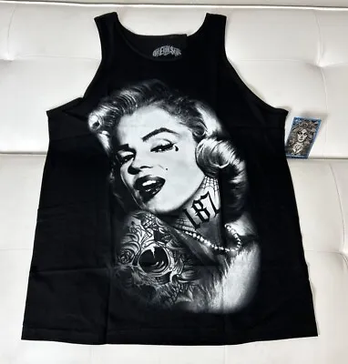 187 Men’s Marilyn Monroe Tattoo Graphic Tank - Sizes L XL 3X Top Urban • $8.99