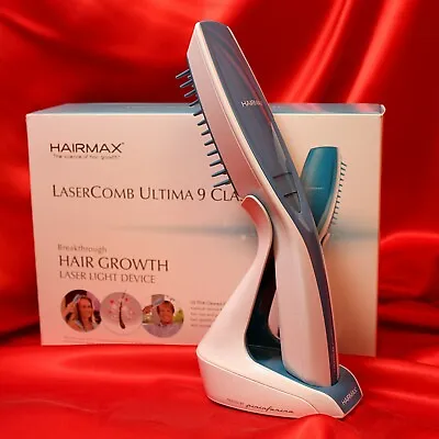 HairMax LaserComb Ultima 9 - Refurbished - 6 Month Warranty - SAVE £100 ! • £99.95