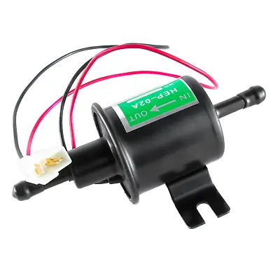 $12.99 • Buy Electric Fuel Pump HEP-02A Inline Low Pressure Gas Diesel 4-7PSI 12V Universal
