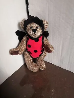 Ty The Attic Treasures Collection Bugsy Jointed Bear Ladybird Outfit 8.5  1993  • £2.99