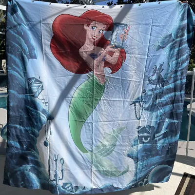 $44.99 • Buy Disney Art Of Animation Shower Curtain Little Mermaid Ariel Cast Member Prop