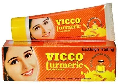 Vicco Turmeric Skin Cream Fairness Scars Acne Pimples Burns | Not Animal Tested • £2.69