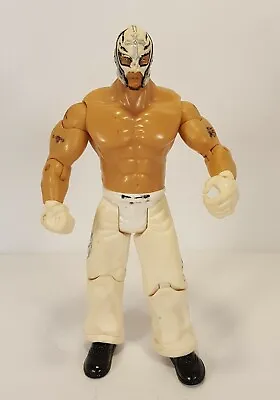 WWE Rey Mysterio Jakks Pacific Wrestling Action Figure 2003 WWF WCW White Pants • $18.99