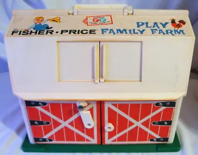 Vintage 1967 Fisher Price Little People Family Play Farm #915 Barn • $34.99