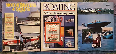 Lot Boating Magazine Motor Boating & Sailing November 1981 Vintage 1975 Catalog • $14.99
