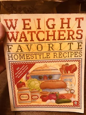 Weight Watchers Favorite Homestyle Recipes Food Weight Loss Cookbook • $9.95