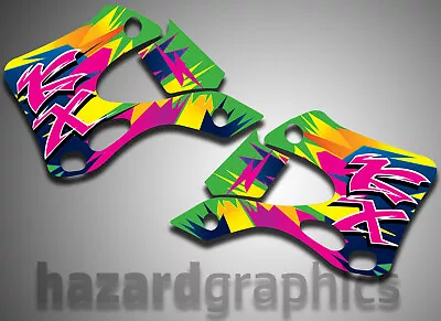 KAWASAKI KX 125 / 250 Shroud Graphics Sticker Decal Set 1999-2002 2T • £39.99