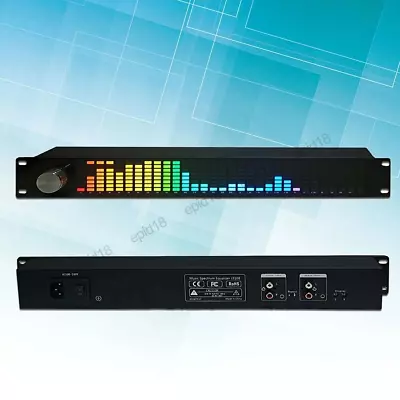 Professional 31 Band Music Spectrum Display Synchronized Control Dual Channel AU • $159.88