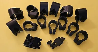 Lot Of 15 Mixed Drum Rack Joint C Clamps Tom Arm Cymbal For Alexis Roland Sets • $76.94