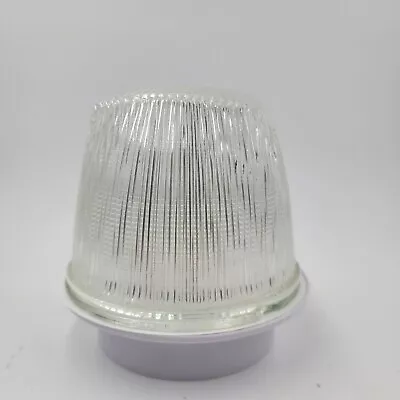 Vintage Light Diffuser Holophane Endural No. 4206 Industrial Double Glass • $44.99