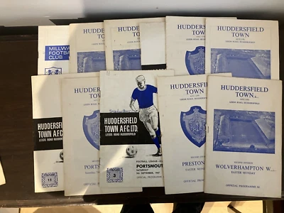 £2.99 • Buy HUDDERSFIELD TOWN X 11 FOOTBALL PROGRAMMES 1960's