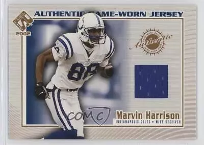 2002 Pacific Private Stock Reserve Authentic Game-Worn Jersey Marvin Harrison • $4.84