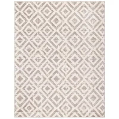 SAFAVIEH Amsterdam Collection AMS105A Ivory / Mauve Rug • $174.99