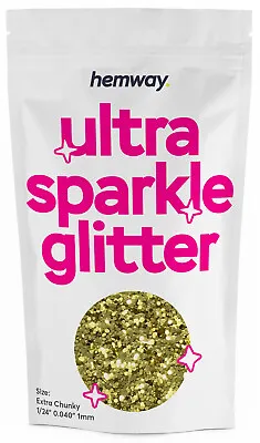 Cosmetic Glitter Extra Chunky Nail Face Body Holographic Iridescent Festival Art • £8.95
