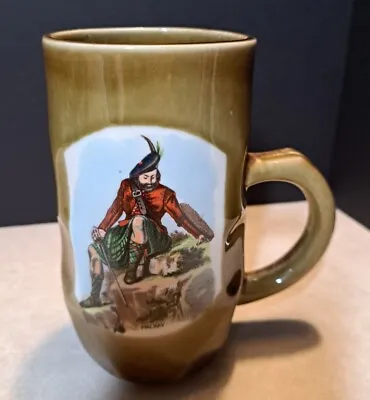 Montrose Potteries Scotland Tall Beer Mug Tankard Signed MacKay Highlander • $11.50