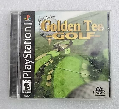 Peter Jacobsen's Golden Tee Golf (Sony PlayStation 1 PS1 COMPLETE W/ MANUAL • $19.99