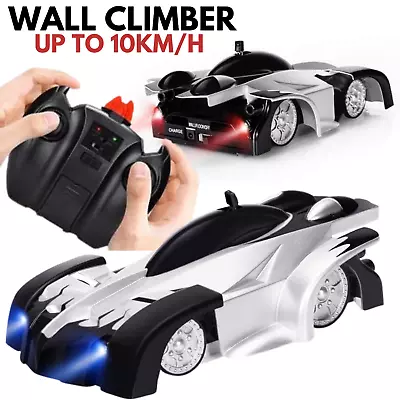 Remote Control Car Wall Rider Climbing Rechargeable Kids Fast Racing Toy Child • £9.99