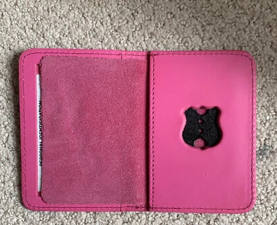 £17.30 • Buy New York City Police Officer Plain  PINK   Mini Shield  Wallet ID
