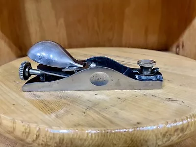 Vintage Craftsman Low Angle Knuckle Joint Block Plane Like Stanley 65 Shop Ready • $65