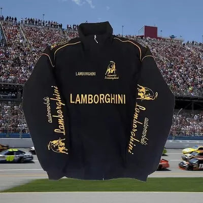 Lamborghini Racing Jacket F1 Brand New Embroidered Padded (Sizes M L XL XXL) • $79.99