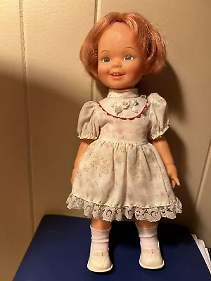 VTG 1972 Ideal Chrissy Family Doll Cinnamon Velvets Little Sister Red Hair 12” • $15.99