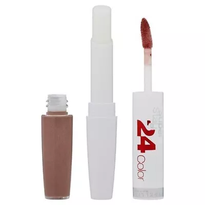 Maybelline 24 Hour Superstay Lip Color Lipstick Dual End Shade  615 Soft Taupe • £7.99