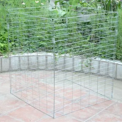 Metal Wire Mesh Compost Bin Garden Composter Converter Eco Recycling Storage Bin • £16.99