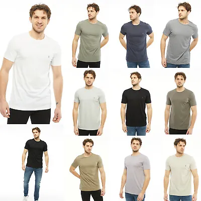 All Saints Mens Crew Neck Cotton Designer Tonic Short Sleeve T Shirt Tee • £19.99