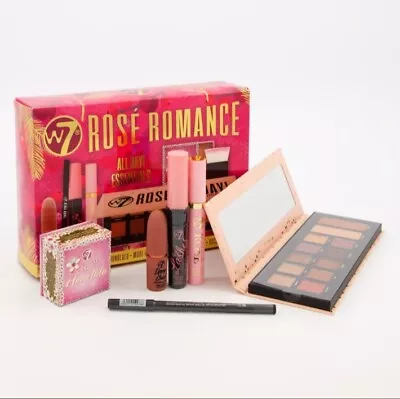 W7 Rose Romance ❤️ 6-Piece Make Up Boxed Set - Rose All Day! Palette ❤️ GIFT SET • £21