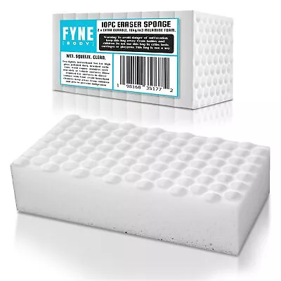 FYNE Extra Large & Durable Magic Eraser - 10-Pack Of Thick Long-Lasting Mela... • $14.84