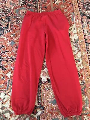 Vintage Red Sweatpants Size Medium Made In USA Killen Time • $10