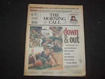 1999 March 13 Morning Call Newspaper-allentown Pa- Lafayette Vs. Miami -np 8285 • $50